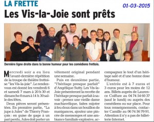 les vis la joie - la frette 2015  